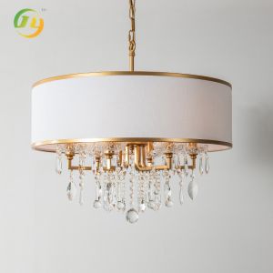 China JYLIGHTING Luxury Gold Metal Crystal Ceiling Light Modern Vintage Chandelier for Home Hotel on sale