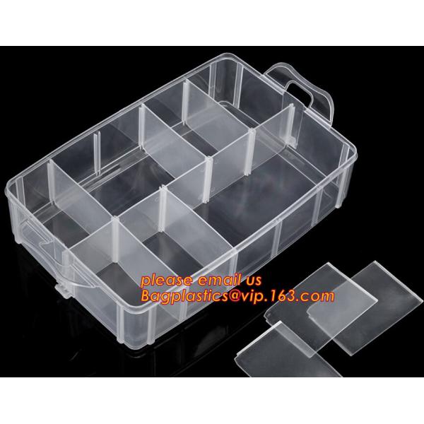 Multipurpose Collapsible Storage Box Transparent Plastic Drawer Storage Box,