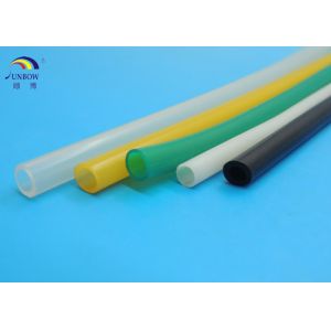 High Voltage Resistant Rubber Resin Soft Silicone Rubber Tube / Pipes Multi Color for Customized