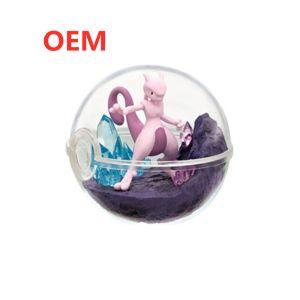 OEM 3D New Design Re-ment Terrarium Pokeball Collection custom pvc cartoon toys
