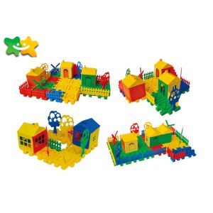 Functional Kindergarten Learning Toys Combination Stitching Plastic Non Toxic