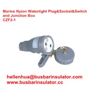 marine nylon watertight socket CZF3-2 marine socket and switch