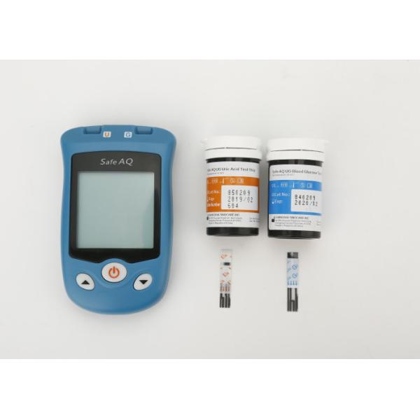 Quality Software Support Blood Sugar Monitoring Kit , Sugar Level Test Kit With Safety Lancet / Uric Acid wholesale