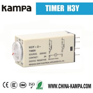 H3Y super electronical mechanical count down timer relay AC24V 220V