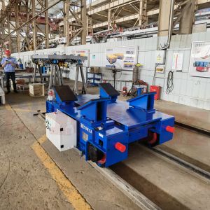 Omnidirectional Heavy Duty Transfer Cart Workshop Electric Transport Cart