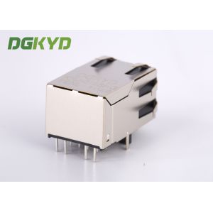 Megabit Female RJ45 PCB Connector Internal Magnetics Surface Mount