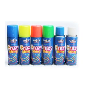 Non - Flammable Party String Spray Multicolor High Extrusion Rate Non Toxic