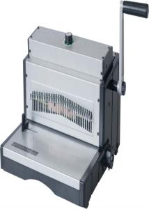 Cheap Double Loop Wire Spiral Binding Machine , Wire Binding Machine Hole Distance 8.47mm for sale