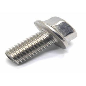 Stainless Steel Plain SS304 SS316 Hexagon Flange Heavy Metal Bolt With Nut Plain