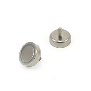 China Model C NdFeb Pot Magnet with Thread on sale