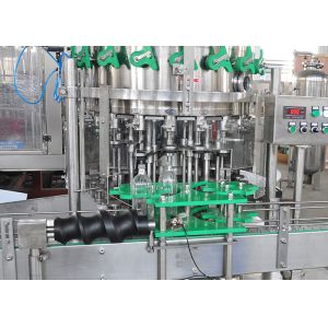 SUS304 Robotized Automatic Wine Filling Machine With rotary washing function