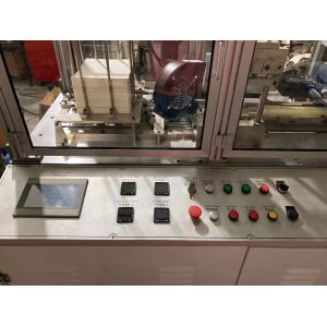 Single Layer PLC Control Automatic Paper Lid Cover Making Machine For Hot Cold