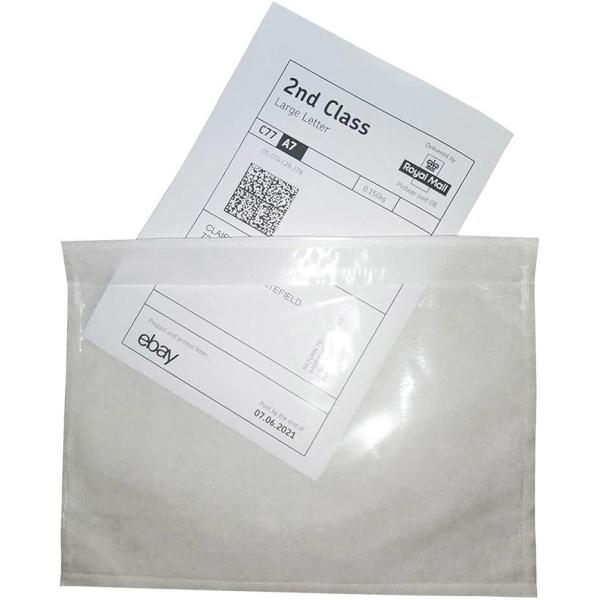 Polyethylene Adhesive Packing Slip Pouch Biodegradable Self Adhesive Shipping
