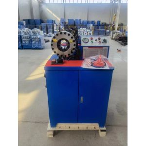 Manual Rubber Hose Crimping Machine 200pcs/H Hydraulic Swager 10 Dies Good