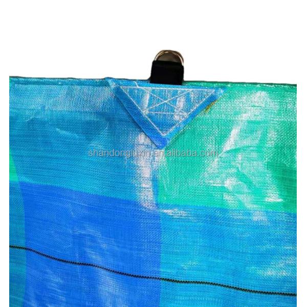 Quality Customized Stripe Style PE Tarpaulin Fabric for Waterproofing Solutions and Durability wholesale