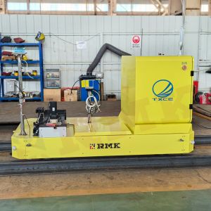 Automated Rail Transfer Carts Apply Railway Field Electric Rail Transfer Trolley