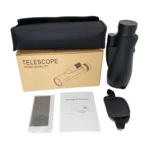 Adults 12X55 HD Monocular Telescope BAK4 Prism With Smartphone Holder & Tripod