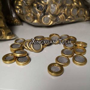Brass Edged Rim Wire Mesh Filter Screen For Komatsu Excavator Self Relieve Valve