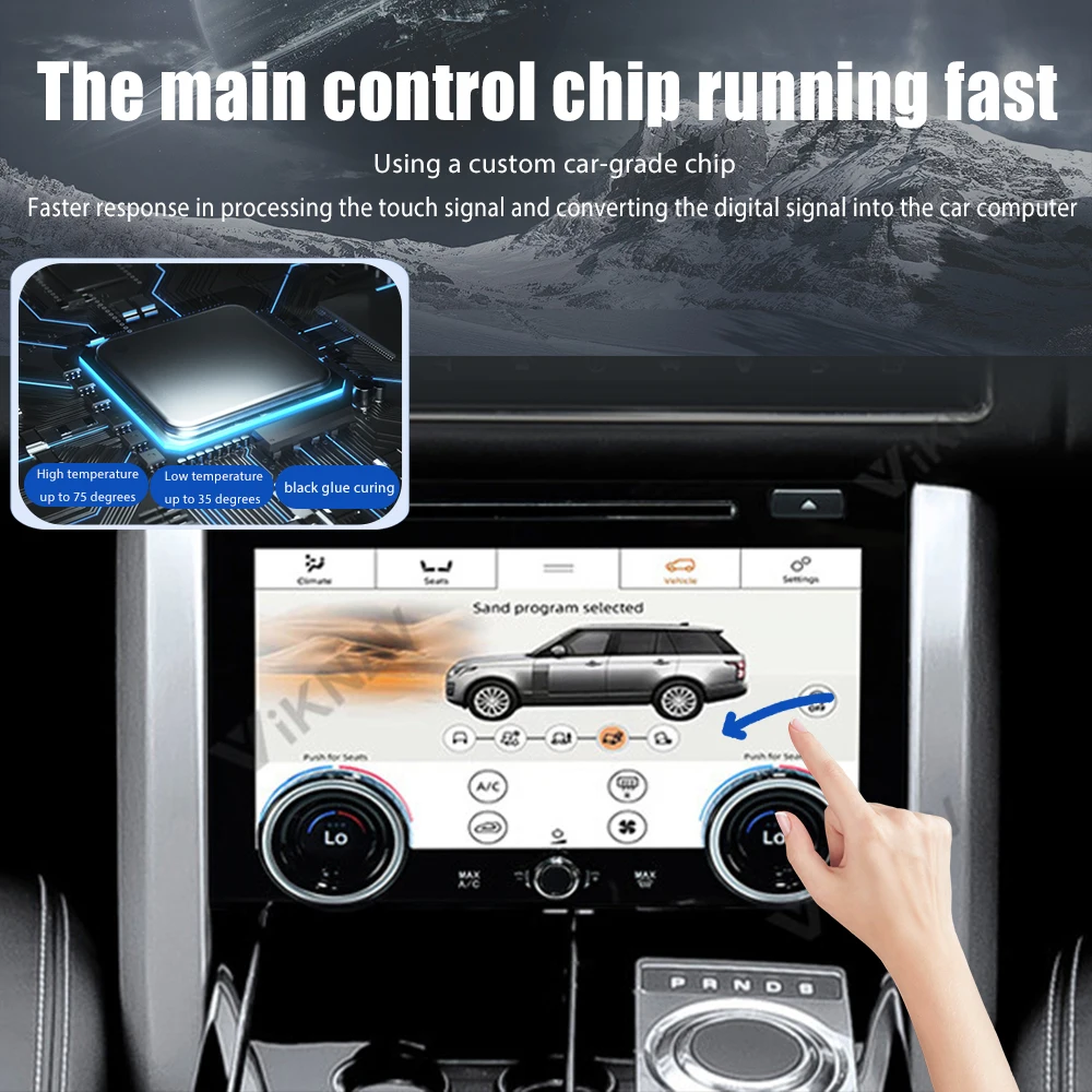 10.4 inch For Land Range Rover Vogue L405 AC Panel 2013-2017 Car air Conditioning Panel Climate Board AC Touch Screen