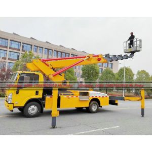 Cheaper Price 28M 30M 33M 36M ISUZU Telescopic Boom Isuzu Manlifter Truck With