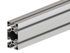 8 - 4080WZ Customized Extruded Aluminum Guide Rails V Slot