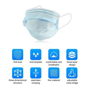 3D Foldable Children'S Disposable Face Masks Skin Friendly , Earloop Style