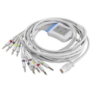 Cheap P-Hilips/HP M17770A M1771A M2461A ECG Cable And Leadwires IEC 4.0 Banana Connector for sale