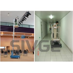 Cheap GTWZ6-1006 Hydraulic Lift Ladder Single Mast Mobile Elevating Working Platform for sale