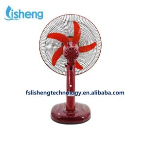 BLDC Rechargabale Solar Floor Fan With 12V DC Brushless Motor
