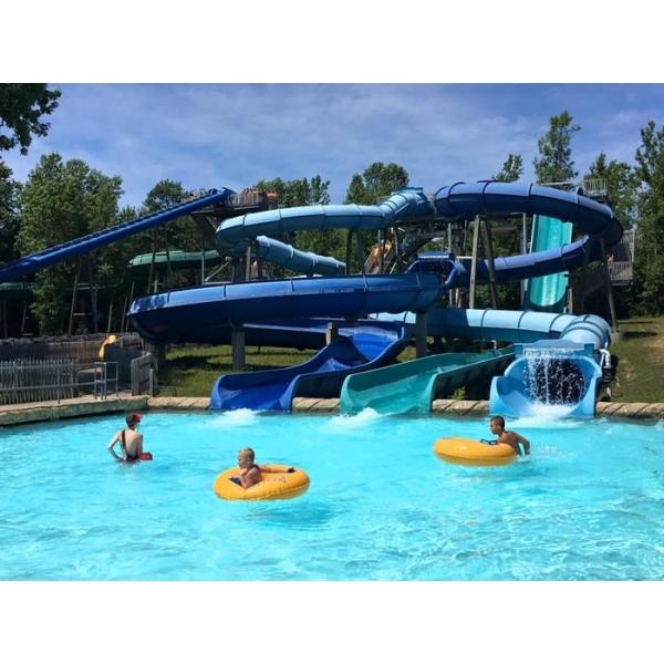 OEM Kid Amusement Park Rides Adventure Accessories Fiberglass Water Slide