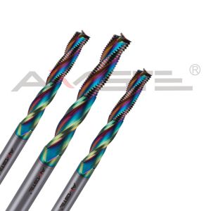 DLC Coating Tungsten Carbide Tools 0.6μm 0.8μm Roughing And Finishing End Mill