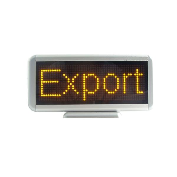 Yellow LED Screen Display Baord sign Message/Edit By PC/Rechargeable/Advisiting