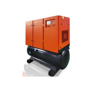 4 In 1 VSD Industrial Rotary 20 Hp Air Compressor With Dryer Air Tank