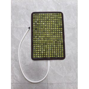 Update PU Leather Waterproof 1423pcs Jade Stones Ice Mat with One Chiller