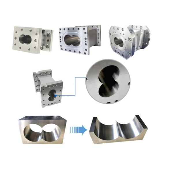 Parallel Twin Screw Extruder Spare Parts For PVC PP HDPE Film And Sheet