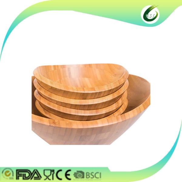 Quality Wholesales cheap practical customized bamboo salad bowl wholesale