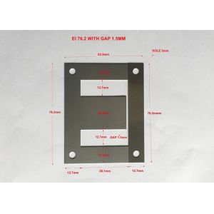 EI 66 Mono Phase Transformer Core Sheet EI Core Gap Lamination Of The Transforme