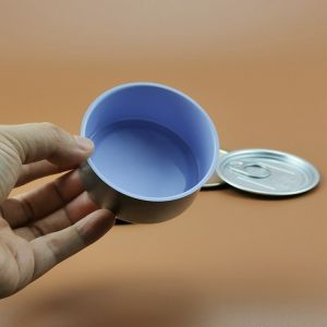 Custom Tuna Milk Powder Cake Aluminium Tin Can With Lid