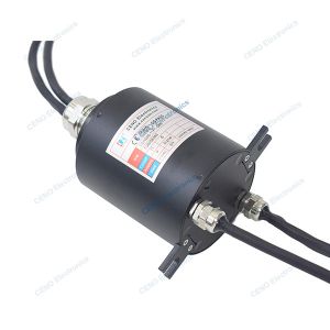 Customized Waterproof Slip Ring with IP65 and Rotating Encoder Signal Connector
