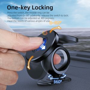 Mirror 360 Rotation N52 Magnetic Car Phone Holder Adjustable 6PCS