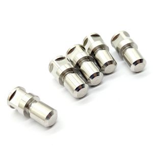 Cheap Custom CNC Machined Nickel-Plated Hex Flange Threaded Inserts for sale