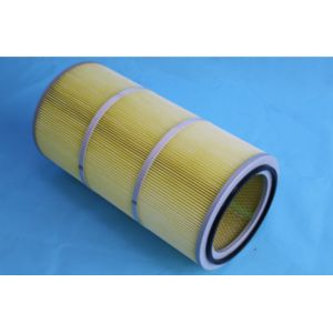 Oil Water Repellent Dust Filter Cartridge Not Sticky Customized Dimension