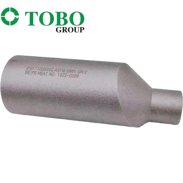 Forged Pipe Fittings Titanium Alloy Steel ASTM B861 GR2 2'' x 1'' SCH10S x