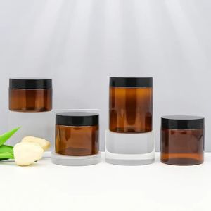 Customized 80ml Plastic Cosmetic Jar Container For Makeup And Skincare Products