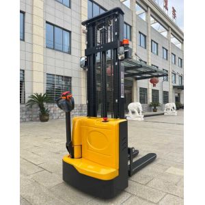 Electric Walkie Stacker 1500kg Load Capacity 3M Lift Height