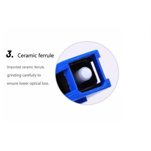 FTTH Drop Cable Fiber Fast Connector Gpon Epon Tensile Strengh >30N