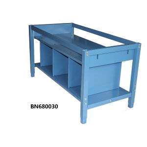 Multi Purpose Industrial Work Benches Lower Shelf Kit For Divider Space 72 Inch