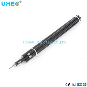 XLPE/PE/PVC Insulated Drop Service Aerial Bundle Cable AAC/AAAC/ACSR for Power