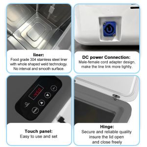 Single-Temperature 25L Portable Ultra Low Deep Freezer for Lab 25c TO -86c Small