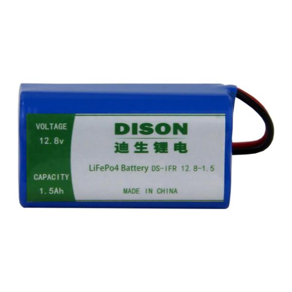 High Safety LiFePo4 12.8v 1.5Ah Cylindrical Lithium Ion Battery Pack with self